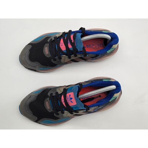 Adidas ZX Alkyne Classic Black/Green/Navy Size 6.5 - Picture 2 of 8